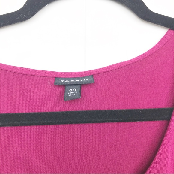 Torrid RED CHALLIS COLD SHOULDER TRAPEZE DRESS - Picture 7 of 8